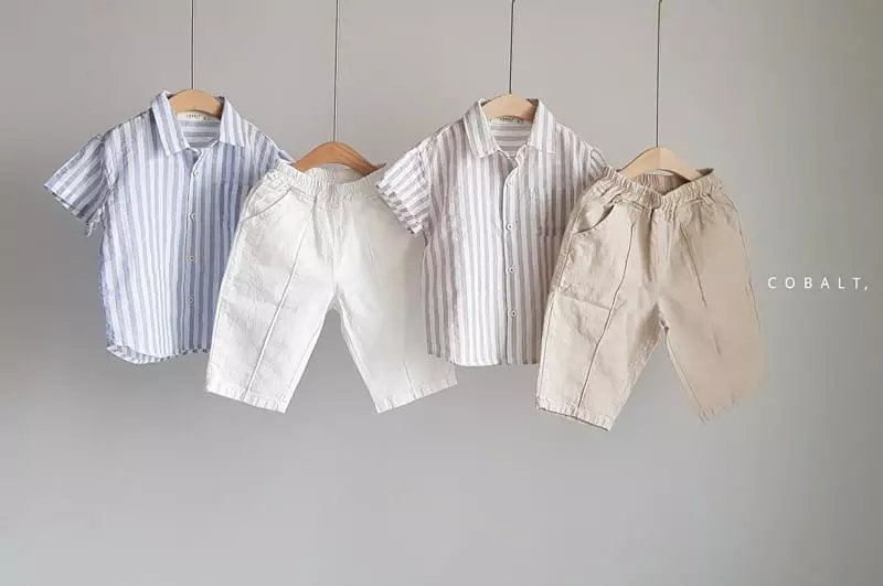 Cobalt - Korean Children Fashion - #littlefashionista - Natural Shirt - 5