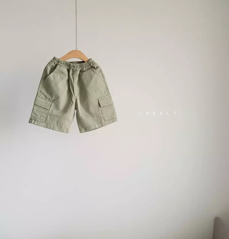 Cobalt - Korean Children Fashion - #littlefashionista - Eyelet Cargo Pants - 3