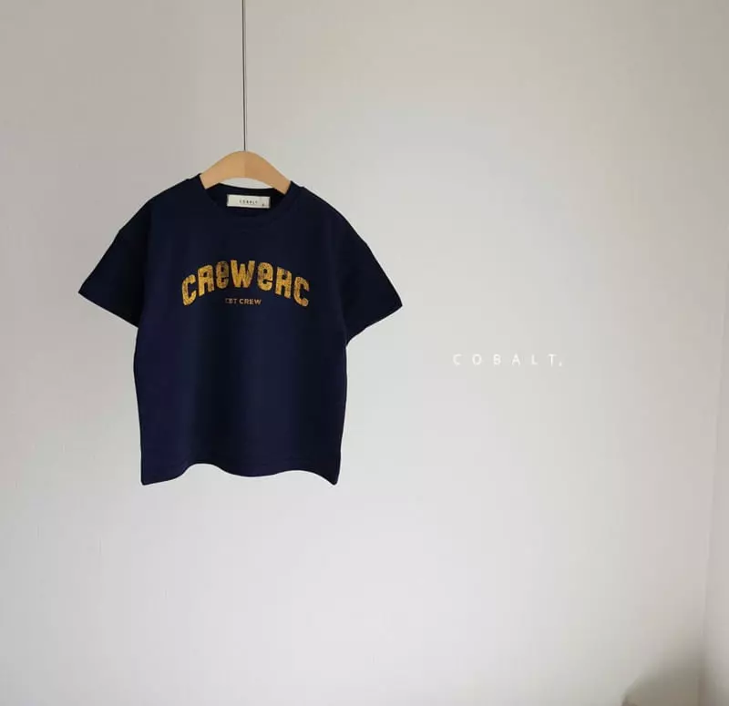 Cobalt - Korean Children Fashion - #minifashionista - Crew Tee