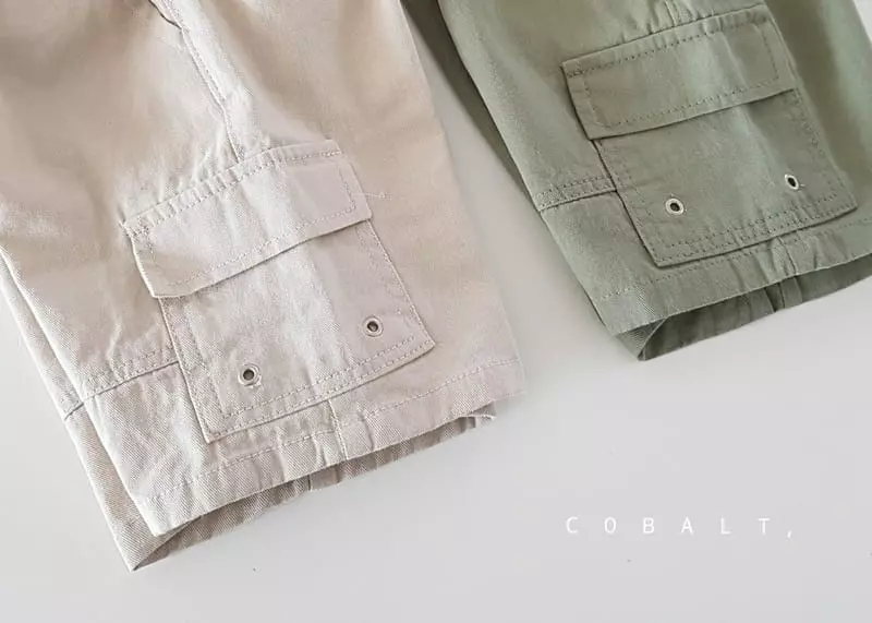 Cobalt - Korean Children Fashion - #minifashionista - Eyelet Cargo Pants - 5