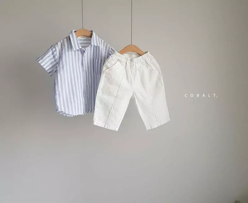 Cobalt - Korean Children Fashion - #todddlerfashion - Linen Capri Pants - 10