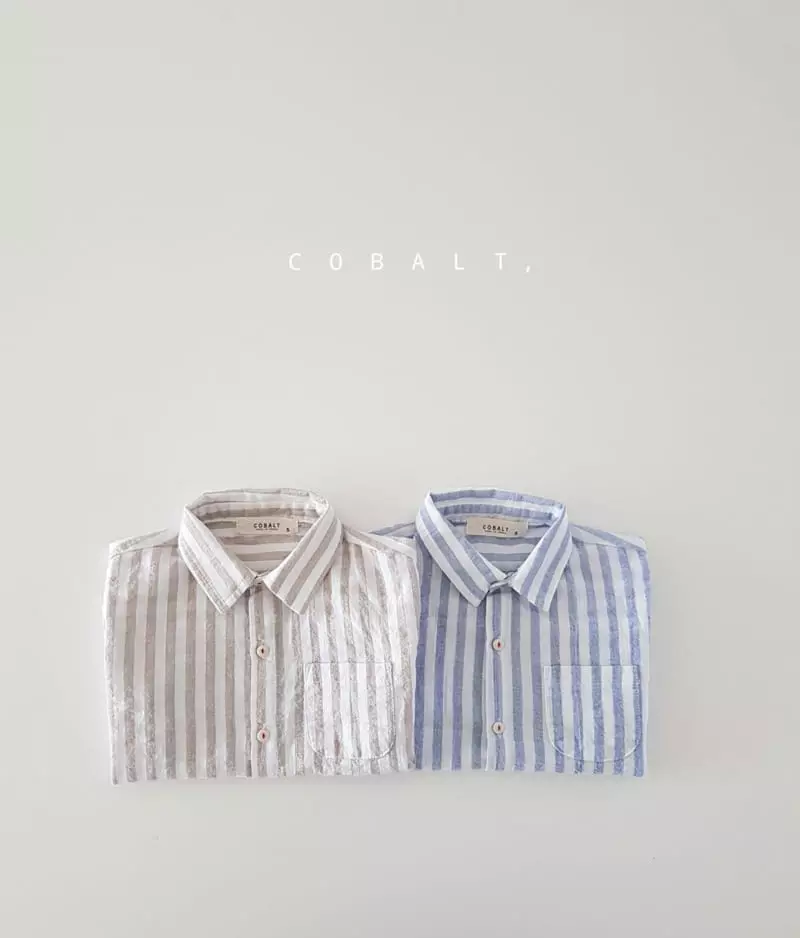 Cobalt - Korean Children Fashion - #todddlerfashion - Natural Shirt - 9