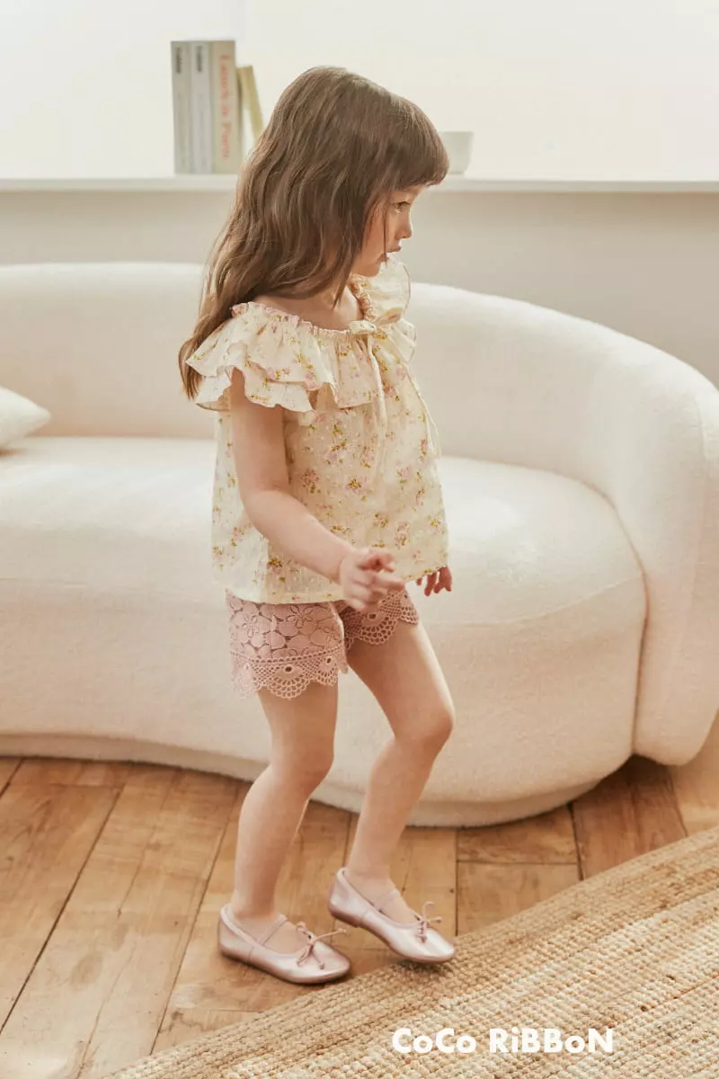 Coco Ribbon - Korean Children Fashion - #Kfashion4kids - Snow Flower Blouse - 3