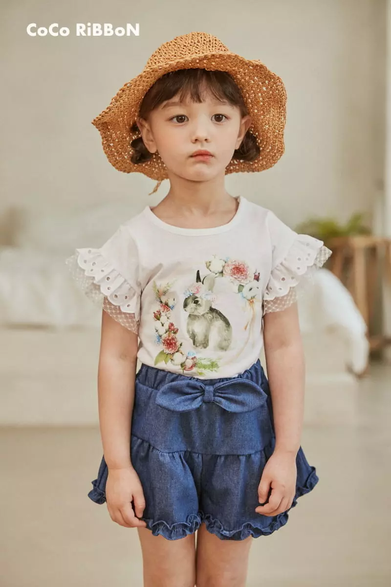 Coco Ribbon - Korean Children Fashion - #Kfashion4kids - Barnie Sha Tee
