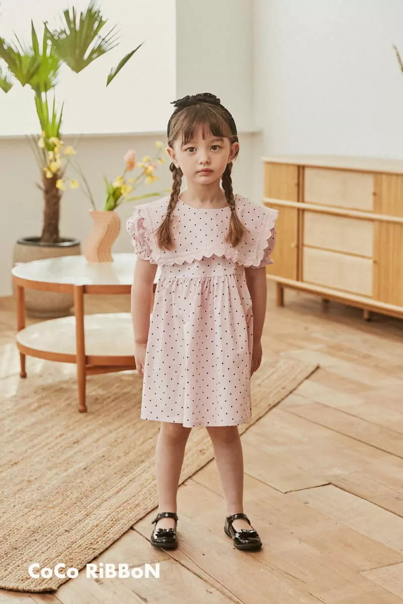 Coco Ribbon - Korean Children Fashion - #childofig - Dot Sailor One-piece - 10