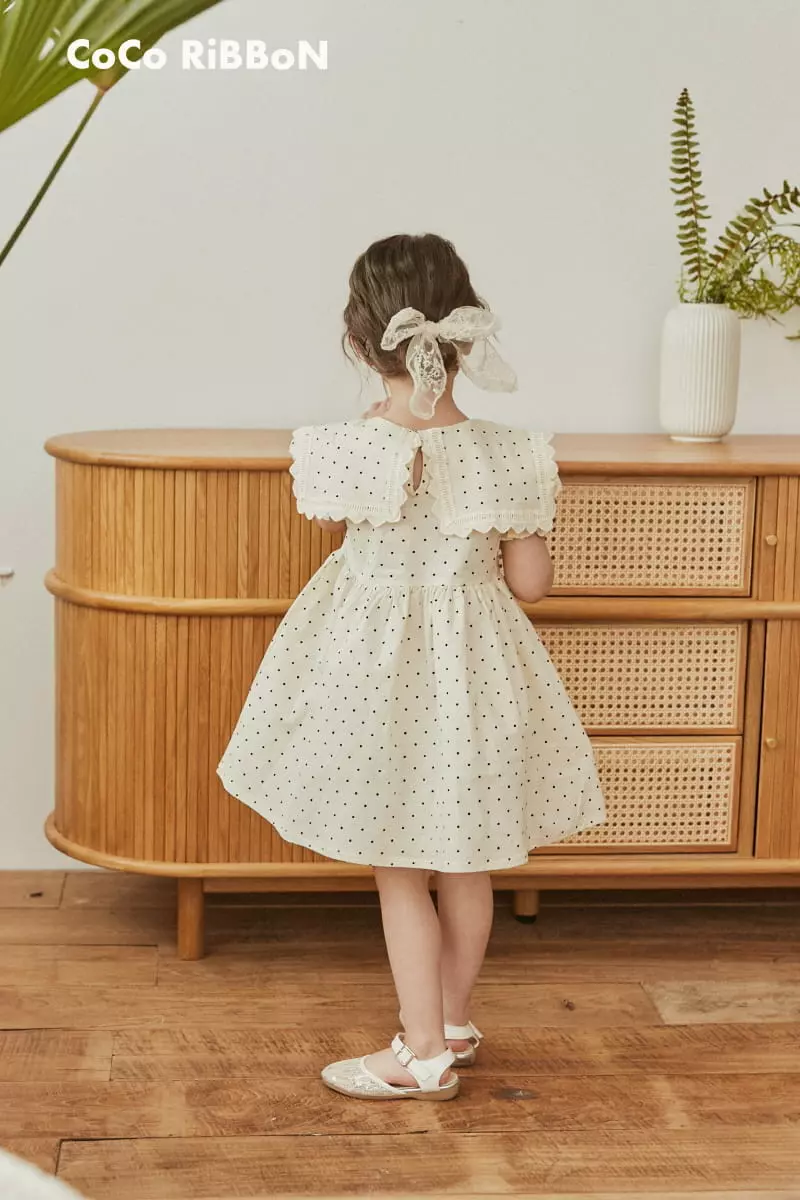 Coco Ribbon - Korean Children Fashion - #childofig - Dot Sailor One-piece - 9