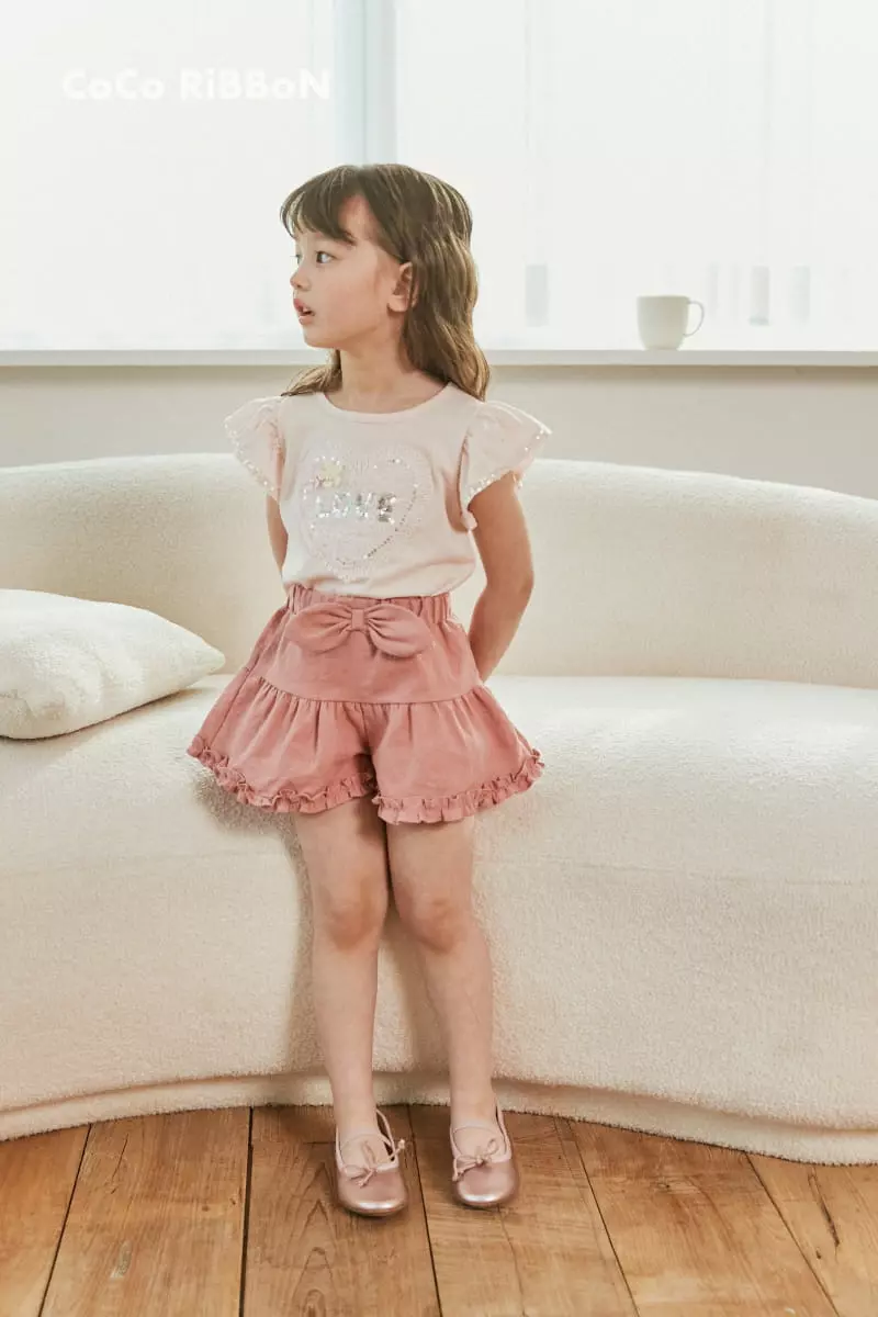 Coco Ribbon - Korean Children Fashion - #childofig - Heart Bling Tee - 8