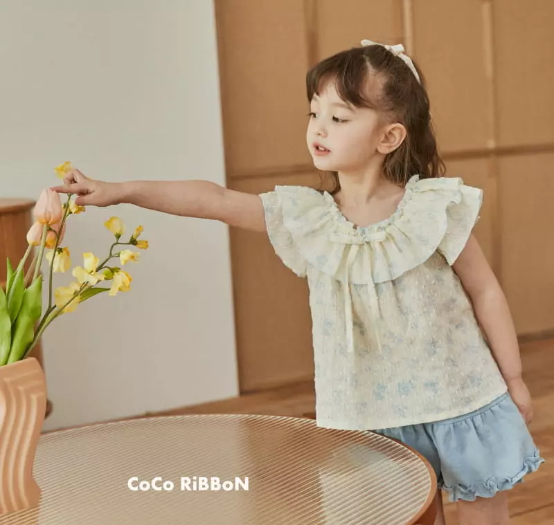 Coco Ribbon - Korean Children Fashion - #childrensboutique - Snow Flower Blouse - 10