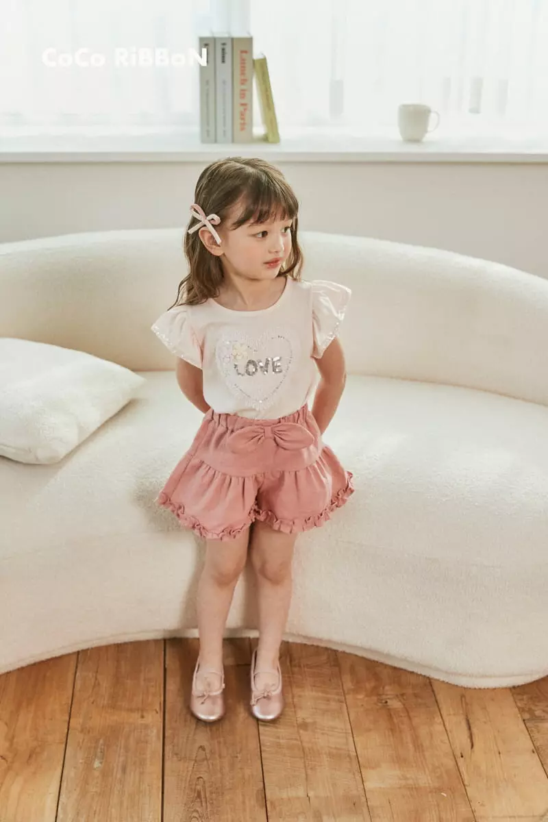 Coco Ribbon - Korean Children Fashion - #childrensboutique - Heart Bling Tee - 9