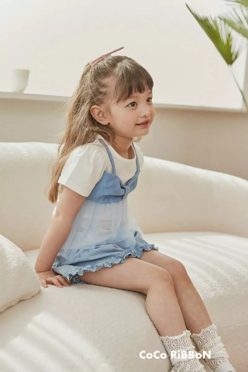 Coco Ribbon - Korean Children Fashion - #designkidswear - Ribbon Shabanf Tee - 7