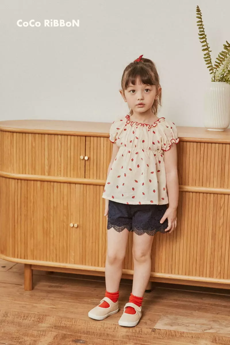 Coco Ribbon - Korean Children Fashion - #designkidswear - Berry Blouse - 6