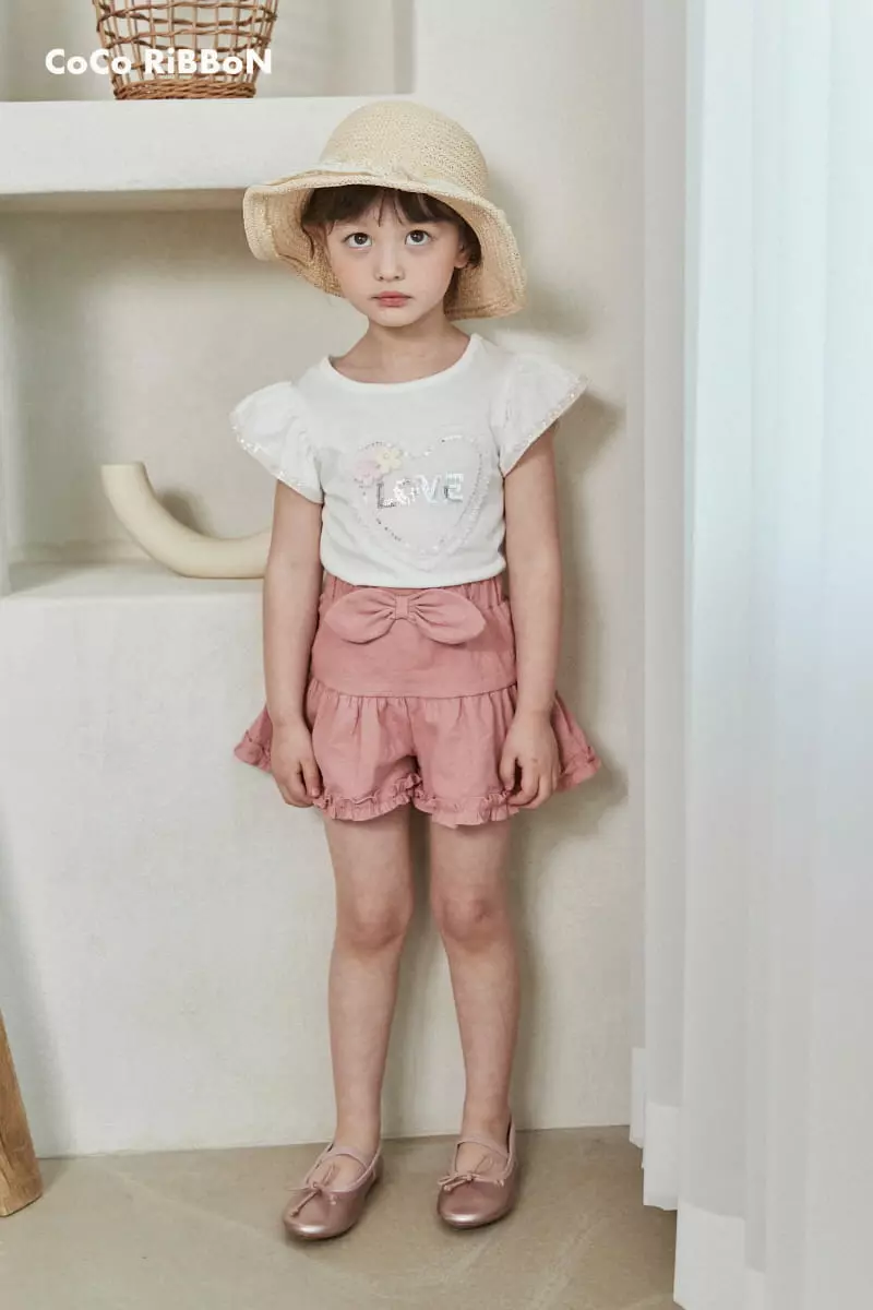Coco Ribbon - Korean Children Fashion - #discoveringself - Heart Bling Tee - 11