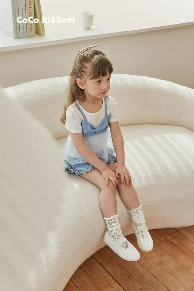 Coco Ribbon - Korean Children Fashion - #discoveringself - Ribbon Shabanf Tee - 8