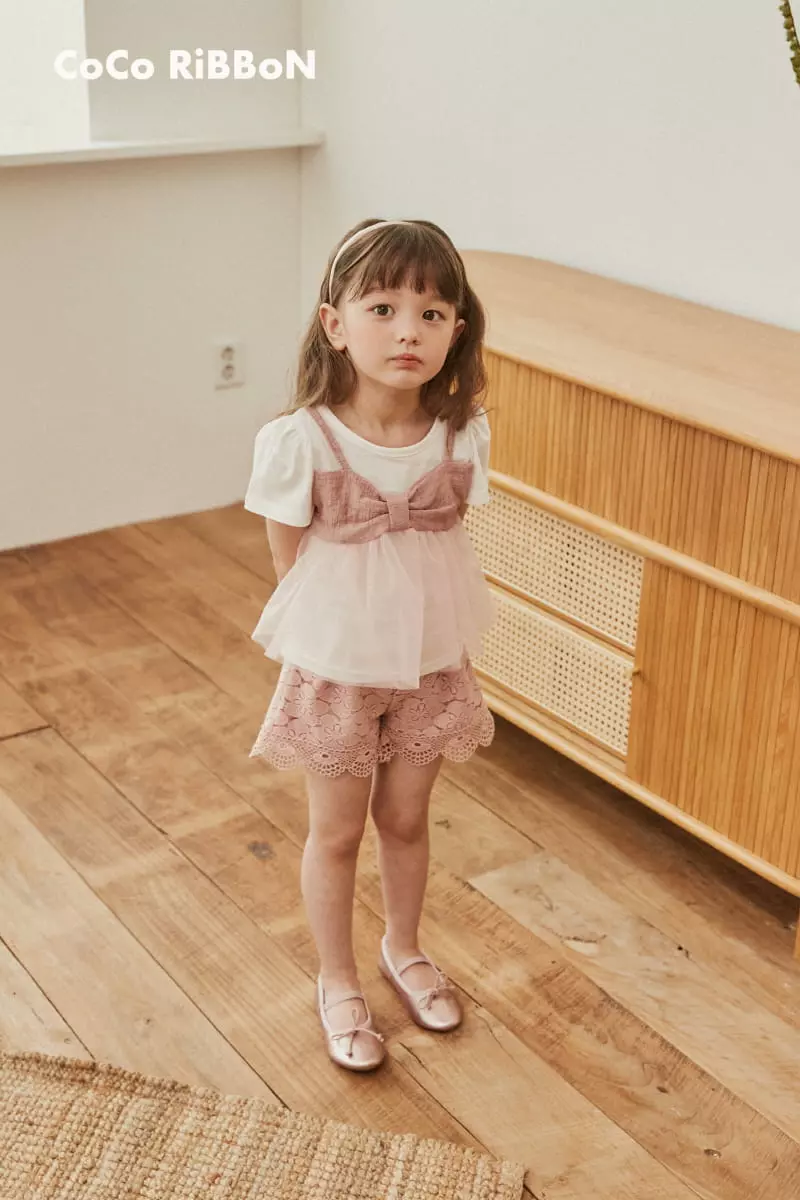 Coco Ribbon - Korean Children Fashion - #fashionkids - Ribbon Shabanf Tee - 9
