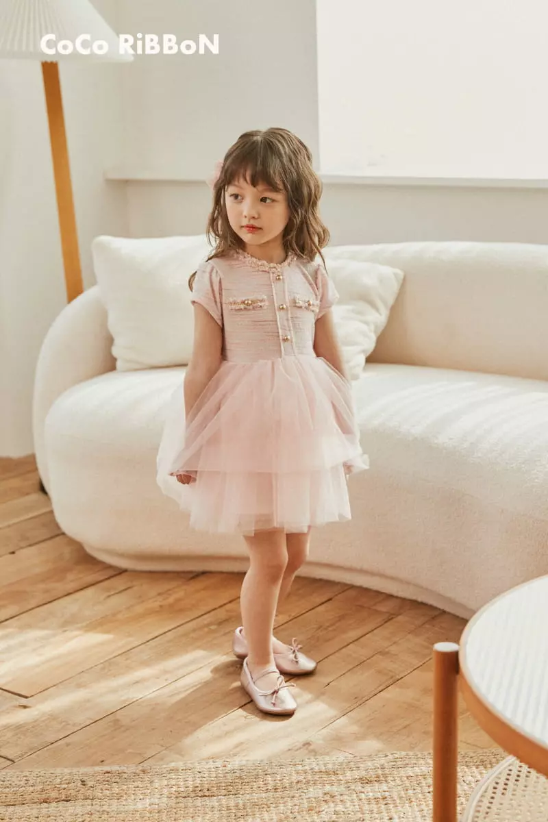 Coco Ribbon - Korean Children Fashion - #kidsshorts - Coco Bling One-piece - 2