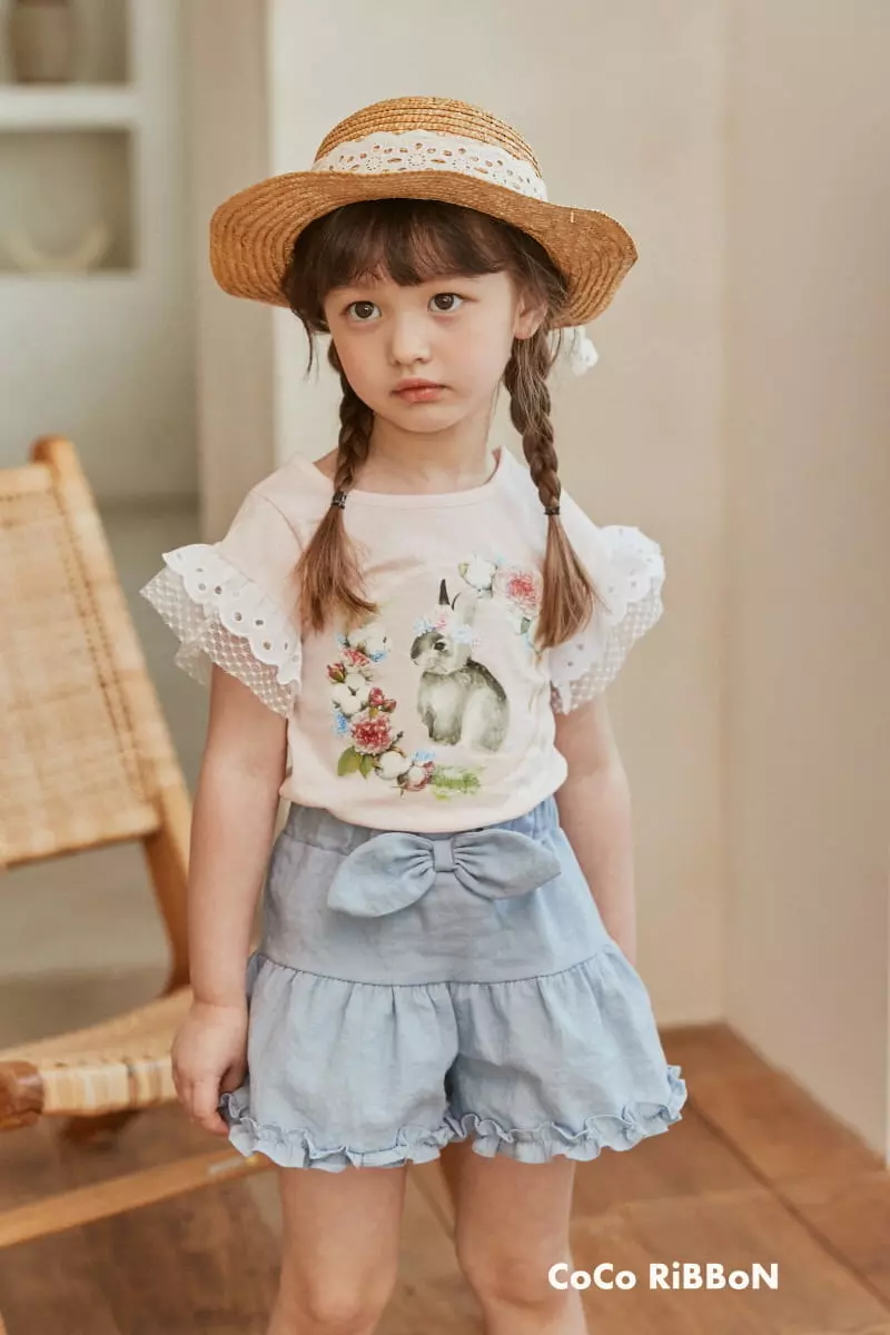 Coco Ribbon - Korean Children Fashion - #kidsshorts - Barnie Sha Tee - 12