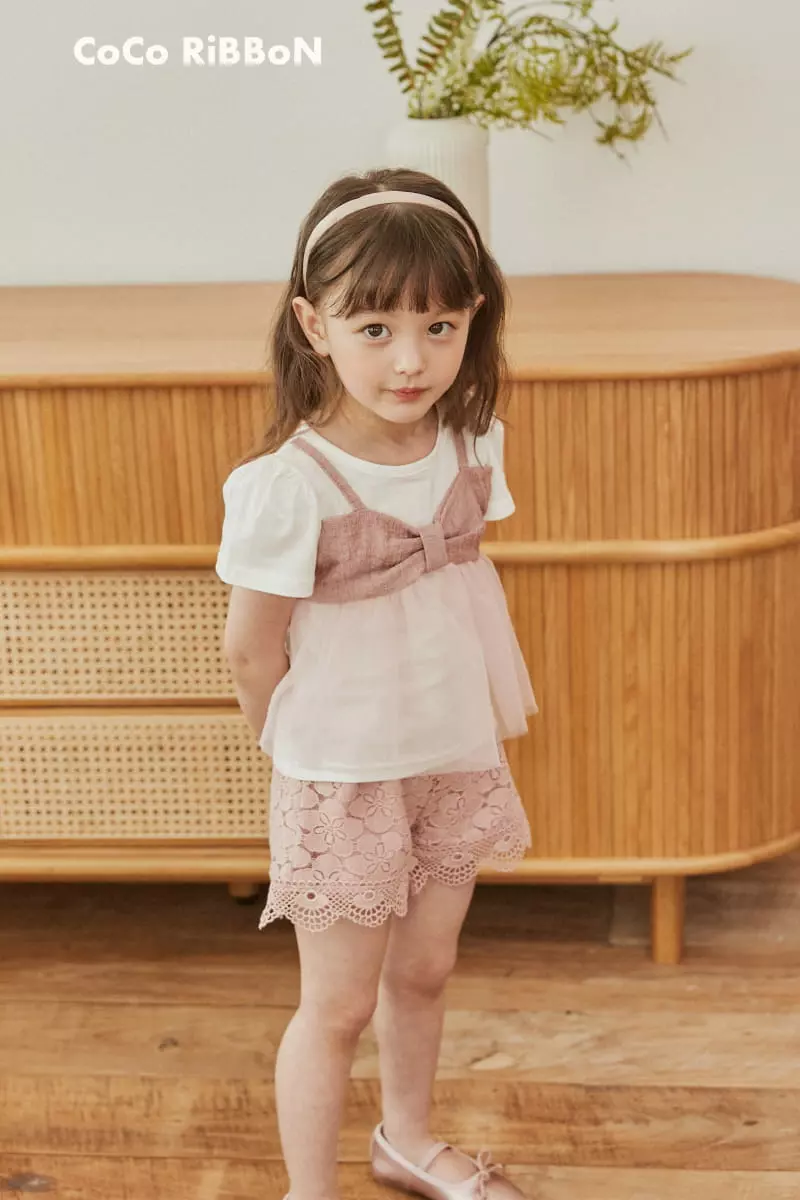 Coco Ribbon - Korean Children Fashion - #kidsstore - Ribbon Shabanf Tee - 11