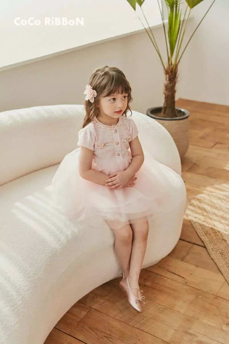 Coco Ribbon - Korean Children Fashion - #kidsstore - Coco Bling One-piece - 4