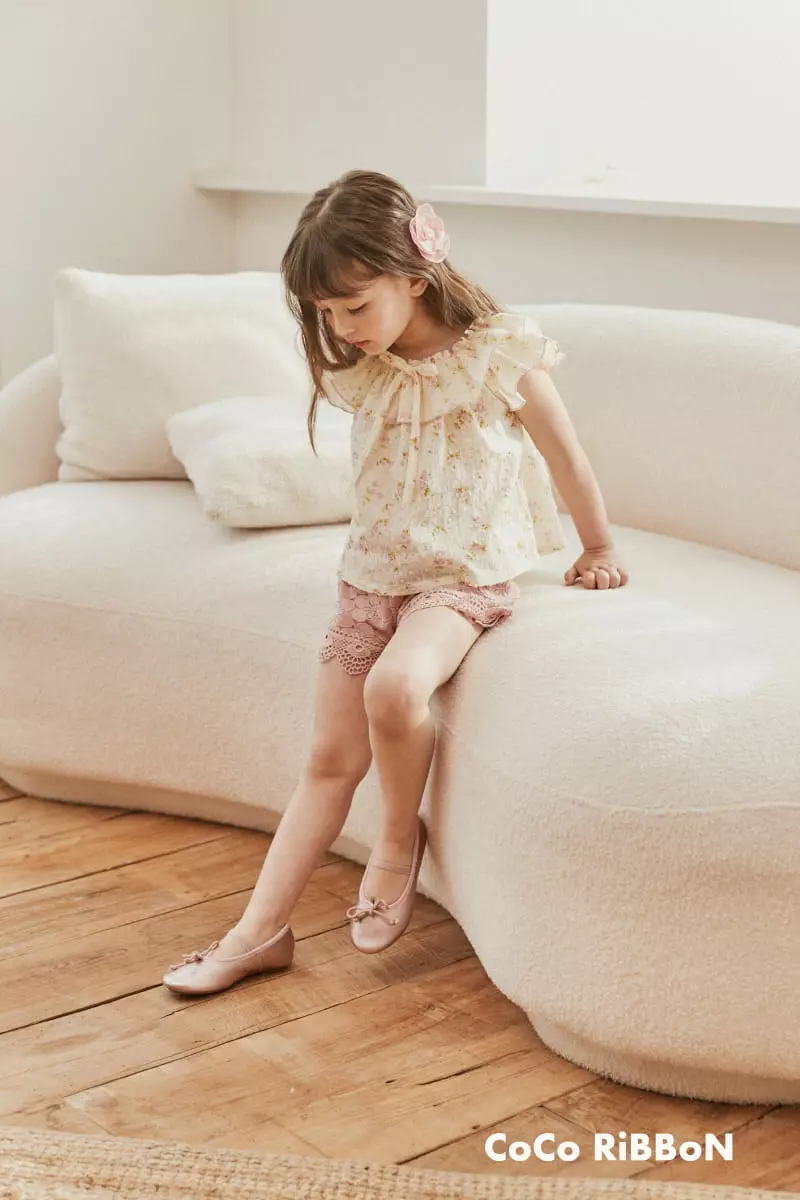 Coco Ribbon - Korean Children Fashion - #kidzfashiontrend - Snow Flower Blouse - 2