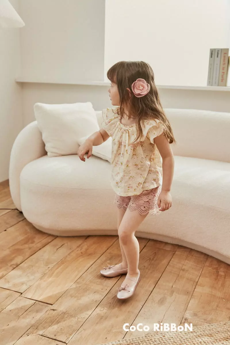 Coco Ribbon - Korean Children Fashion - #magicofchildhood - Snow Flower Blouse - 5