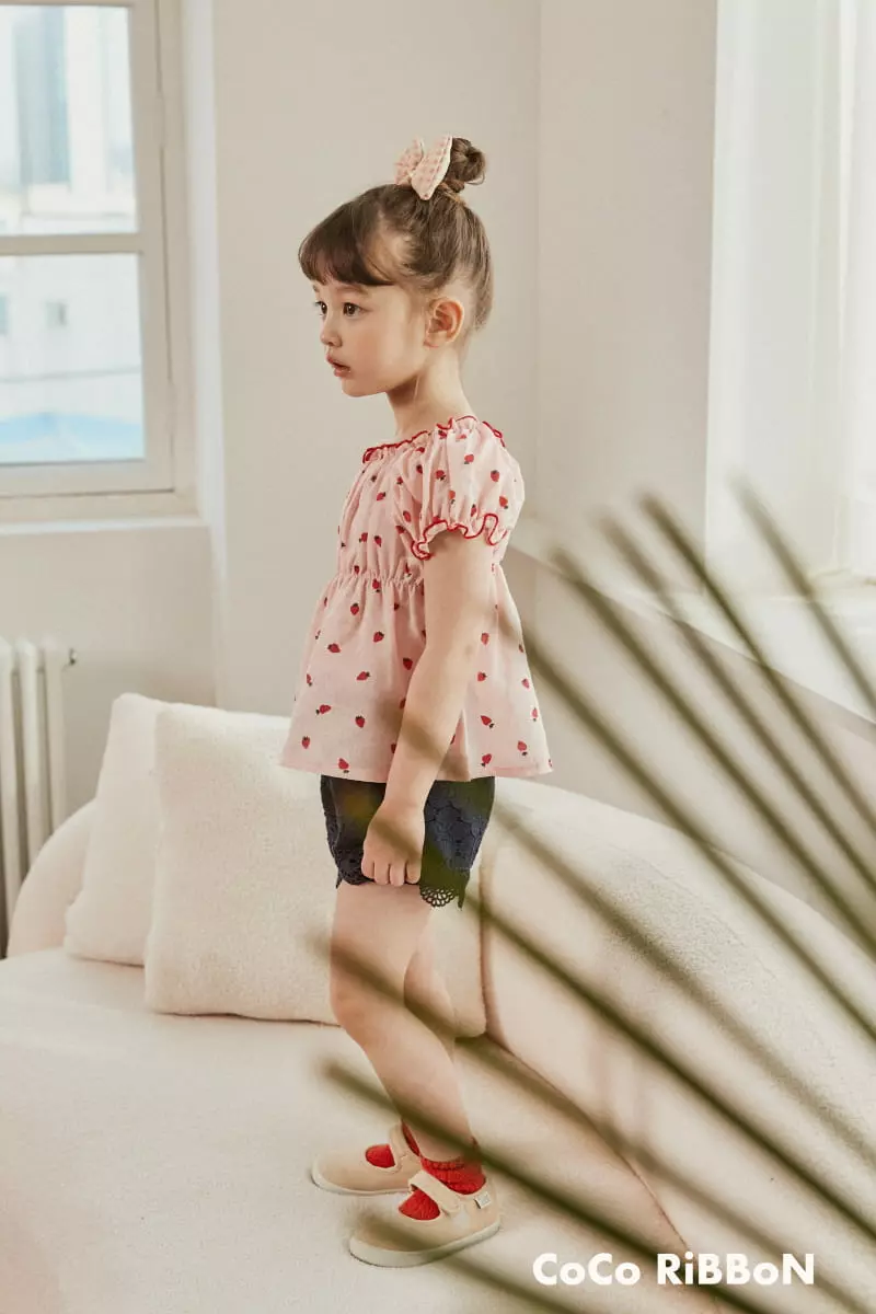 Coco Ribbon - Korean Children Fashion - #minifashionista - Berry Blouse