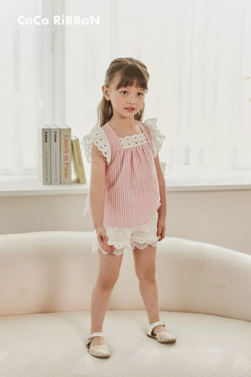 Coco Ribbon - Korean Children Fashion - #minifashionista - Lace Shorts - 12