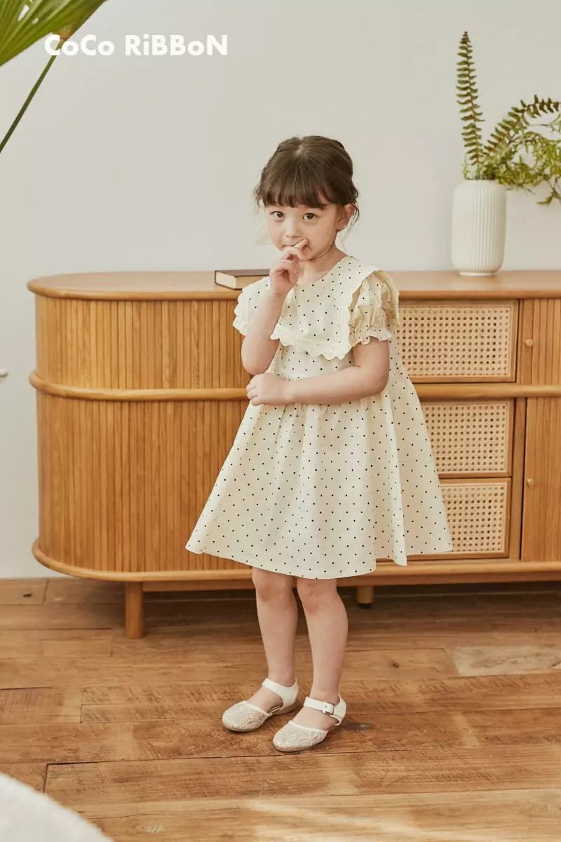 Coco Ribbon - Korean Children Fashion - #prettylittlegirls - Dot Sailor One-piece - 8