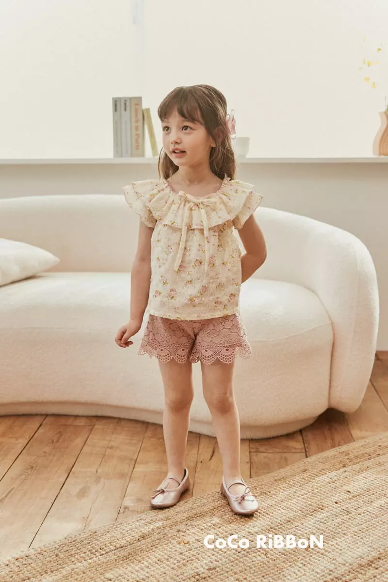 Coco Ribbon - Korean Children Fashion - #prettylittlegirls - Snow Flower Blouse - 7