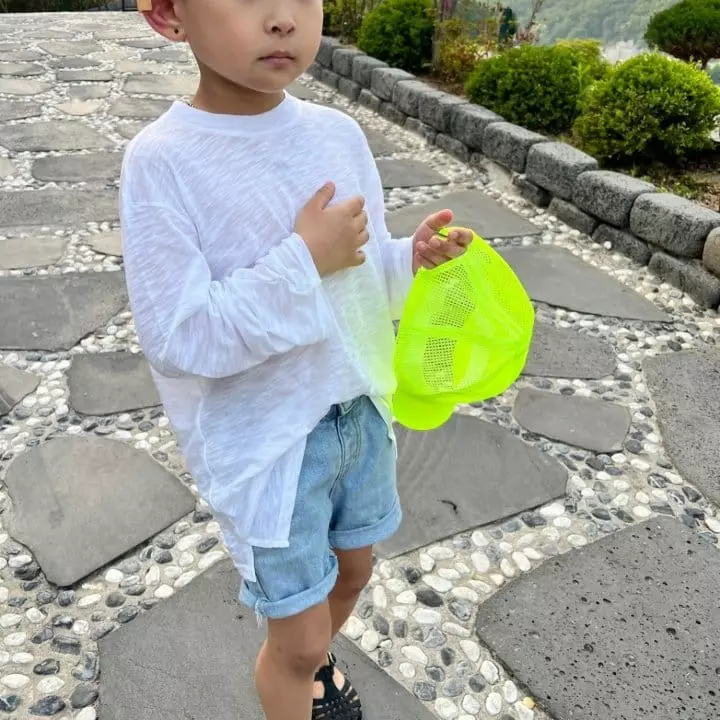Coddackgi - Korean Children Fashion - #fashionkids - Slub Slit Tee