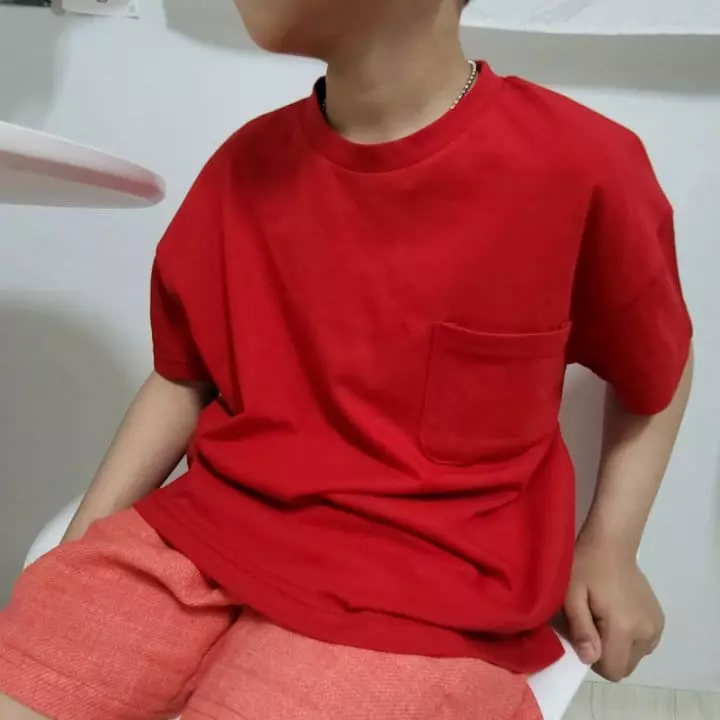 Coddackgi - Korean Children Fashion - #kidsshorts - Daily Pocket Tee - 4
