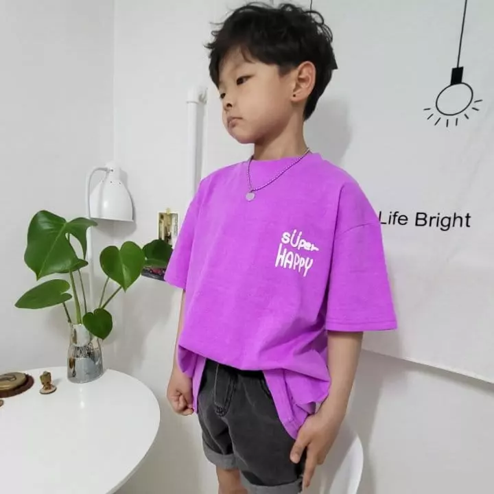Coddackgi - Korean Children Fashion - #kidsstore - Happy Tee