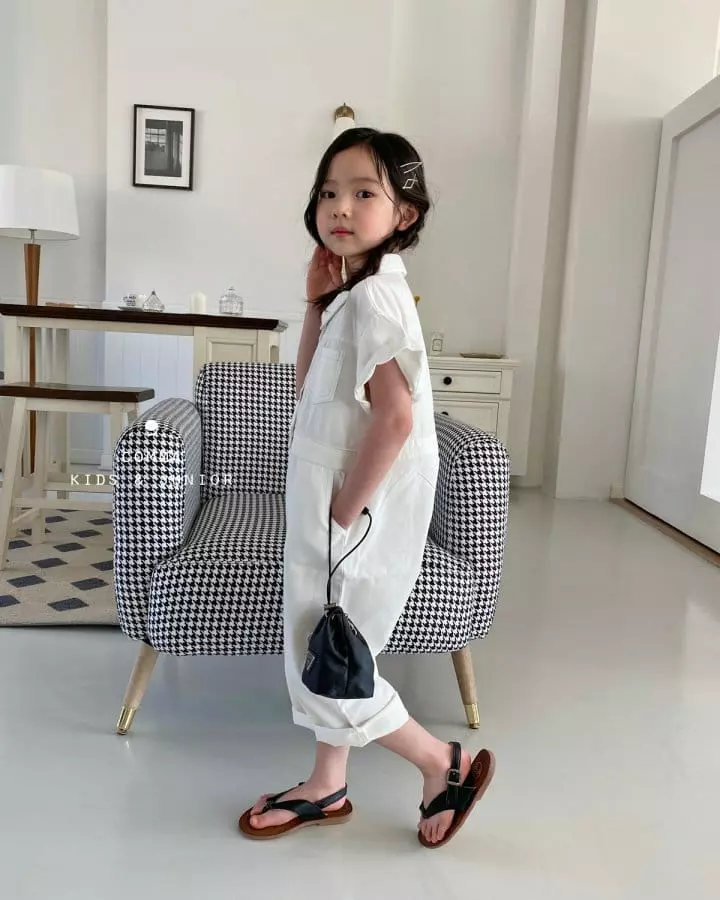 Comma - Korean Children Fashion - #magicofchildhood - Denim Jumpsuit - 7