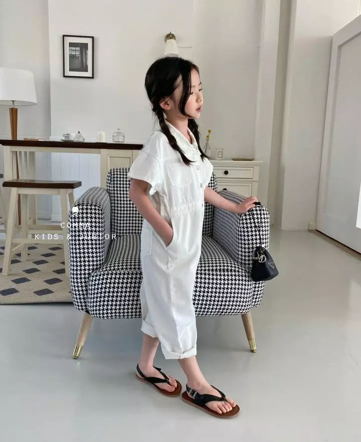 Comma - Korean Children Fashion - #minifashionista - Denim Jumpsuit - 8