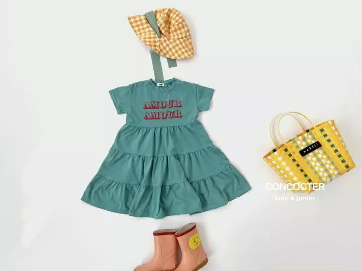 Concocter - Korean Children Fashion - #Kfashion4kids - Amor Teares Long One-piece - 7
