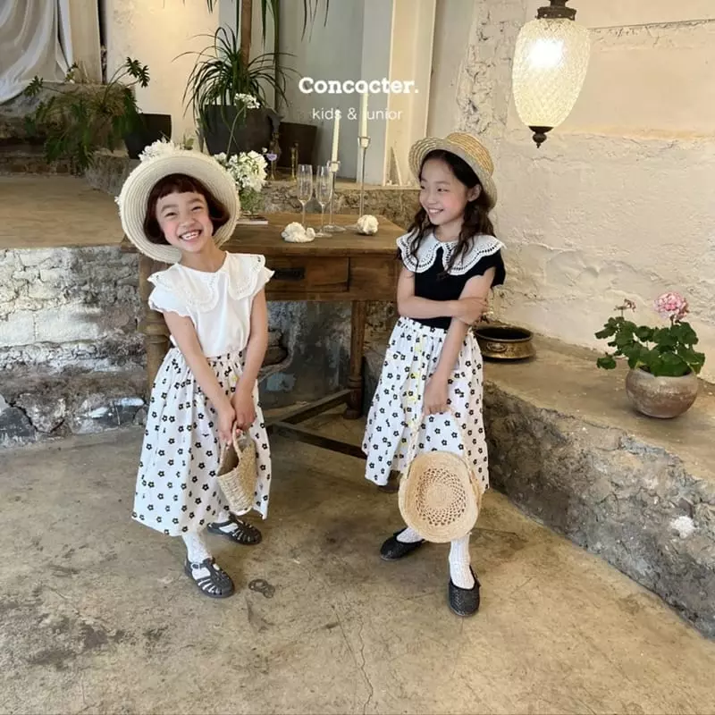 Concocter - Korean Children Fashion - #Kfashion4kids - Circle Piping Skirt - 3