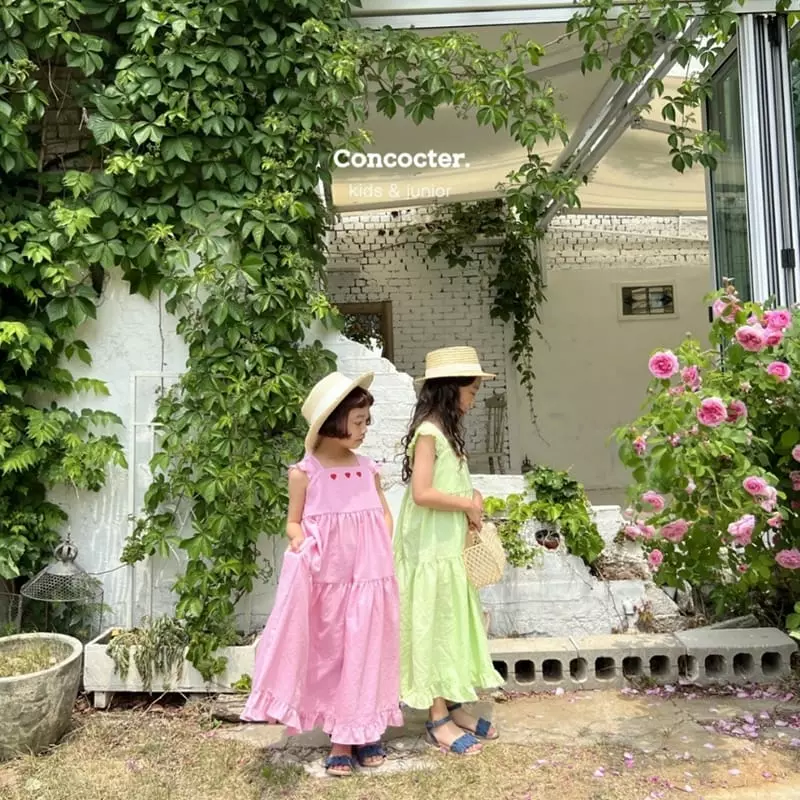 Concocter - Korean Children Fashion - #Kfashion4kids - Small Girls Maxy One-piece - 10