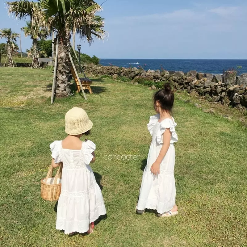 Concocter - Korean Children Fashion - #Kfashion4kids - Aroha Lace Long One-piece - 9