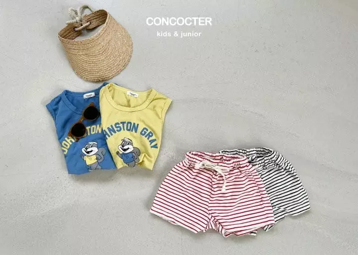 Concocter - Korean Children Fashion - #Kfashion4kids - Squirrel Top Bottom Set - 7