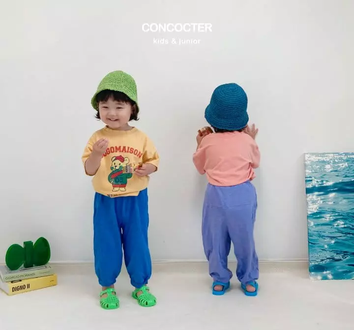 Concocter - Korean Children Fashion - #kidzfashiontrend - Gogog Bear Top Bottom Set - 4