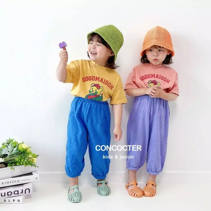 Concocter - Korean Children Fashion - #childofig - Gogo Bear Capri Top Bottom Set - 9