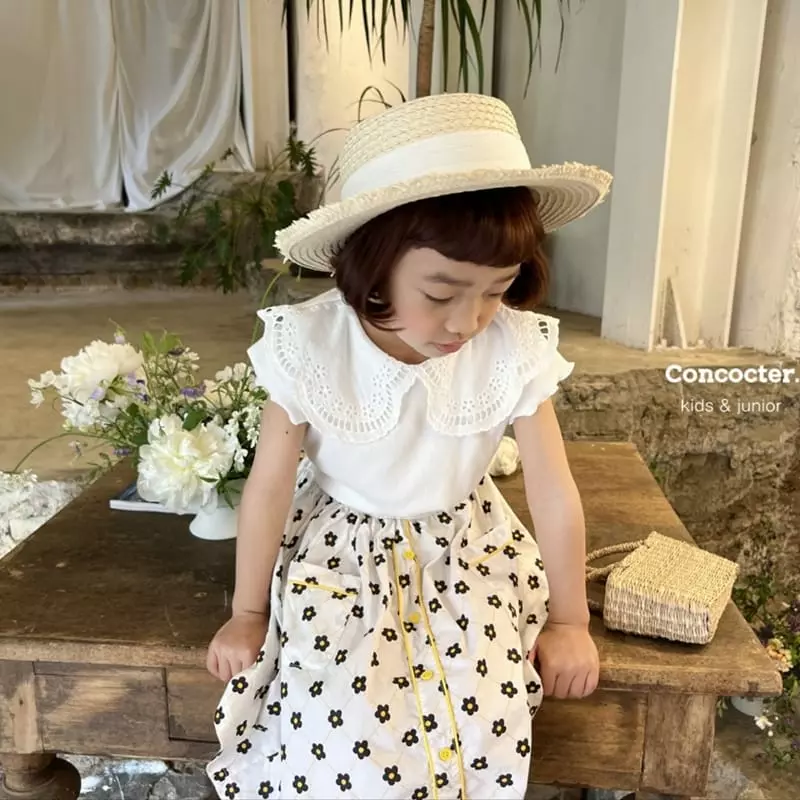 Concocter - Korean Children Fashion - #childofig - Circle Piping Skirt - 11