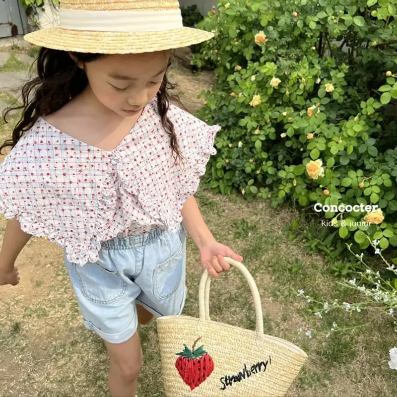 Concocter - Korean Children Fashion - #childrensboutique - Big Collar Blouse