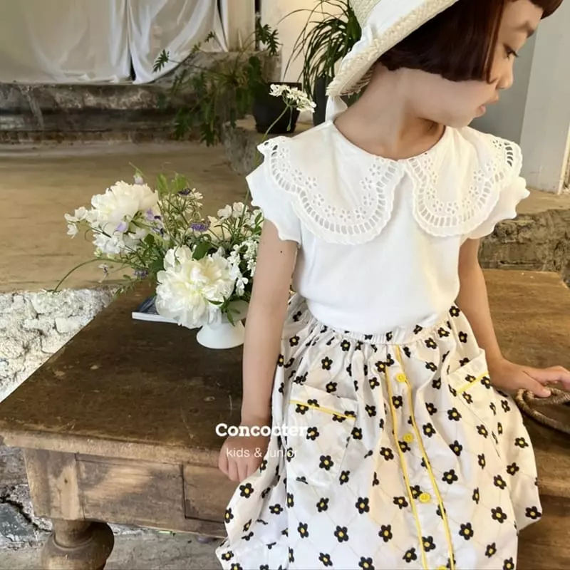 Concocter - Korean Children Fashion - #childrensboutique - Circle Piping Skirt - 12