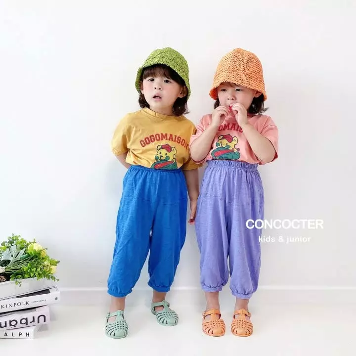 Concocter - Korean Children Fashion - #designkidswear - Gogo Bear Capri Top Bottom Set - 11