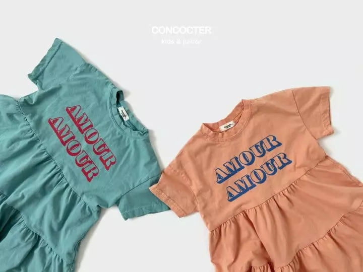 Concocter - Korean Children Fashion - #discoveringself - Amor Teares Long One-piece - 2