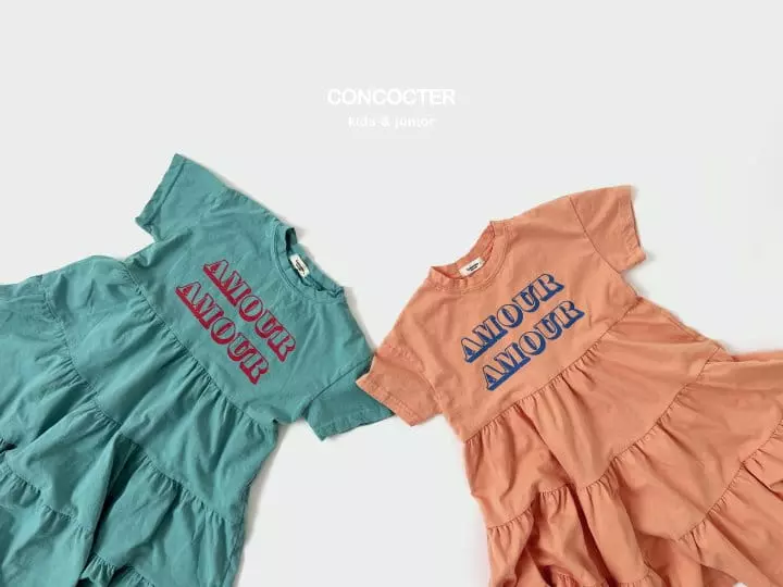 Concocter - Korean Children Fashion - #fashionkids - Amor Teares Long One-piece - 3