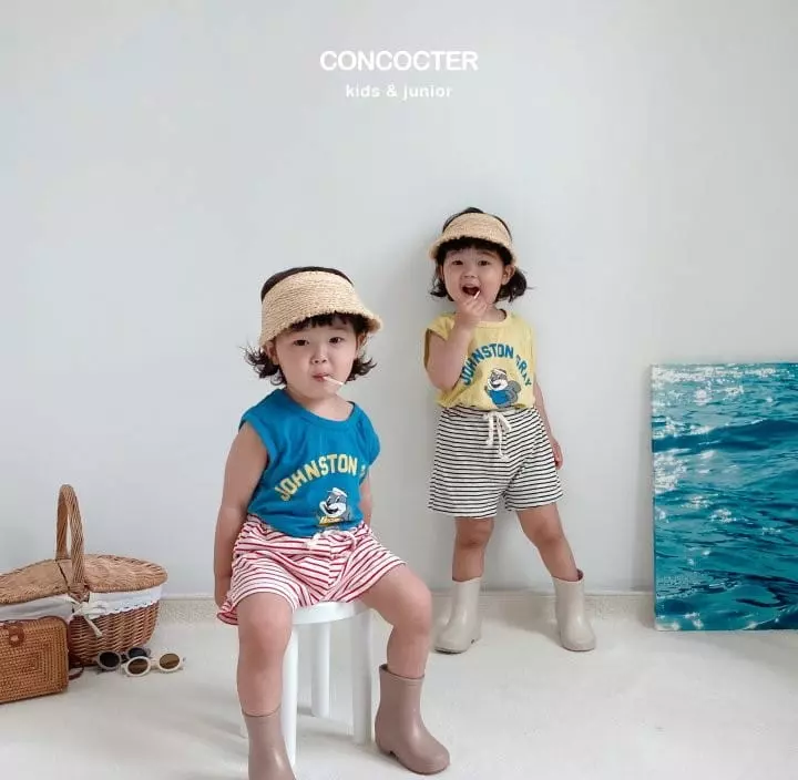 Concocter - Korean Children Fashion - #fashionkids - Squirrel Top Bottom Set - 3