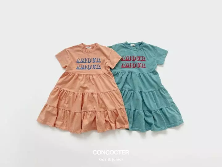 Concocter - Korean Children Fashion - #fashionkids - Amor Teares Long One-piece - 4