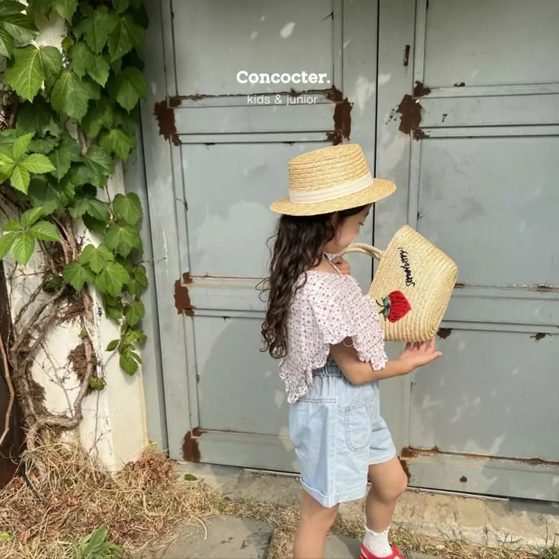 Concocter - Korean Children Fashion - #kidsshorts - Big Collar Blouse - 5