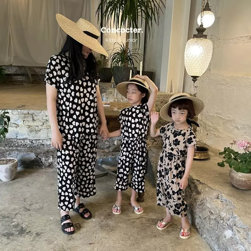 Concocter - Korean Children Fashion - #kidsshorts - Pataya Charlang Sleeveless Top Bottom Set with Mom - 2